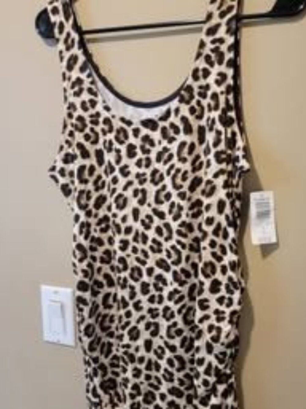 NEW TORRID Leopard Super Soft Tank - Ruched Sides